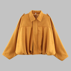 Araminta – Comfy Loose Fit Military Jacket