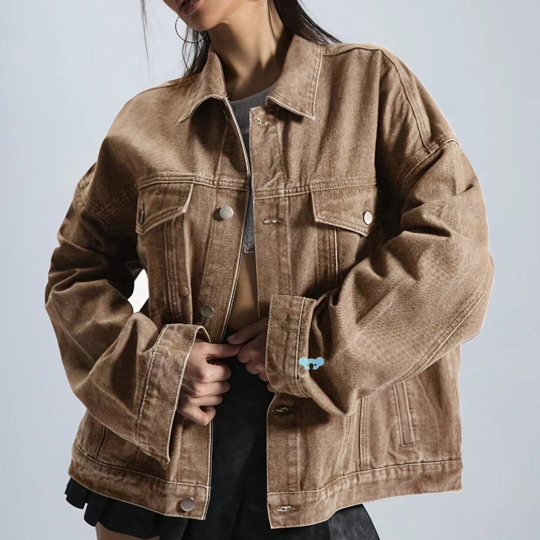 Sonia – Collared Long Sleeve Jacket