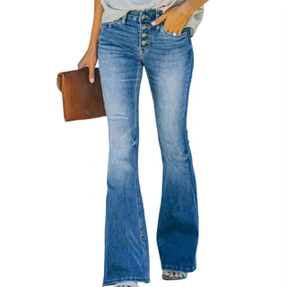 Cheryl – Comfortable High-Waist Vintage Flared Jeans