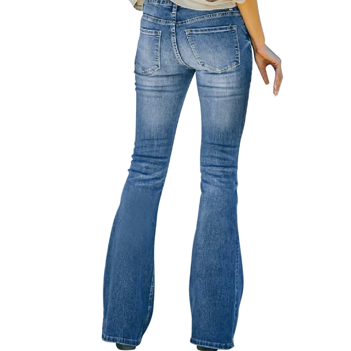 Cheryl – Comfortable High-Waist Vintage Flared Jeans