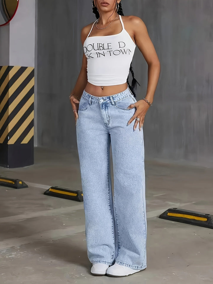 Anthea – Trendy High-Waisted Denim