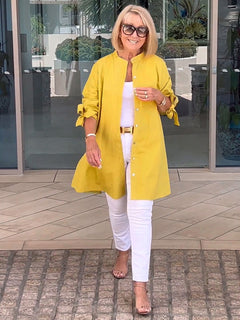 Betty – Classy Long Shirt Jacket