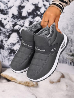 Deirdre – Warm Fleece Lined Anti-Slip Slip-On Snow Boots