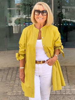 Betty – Classy Long Shirt Jacket