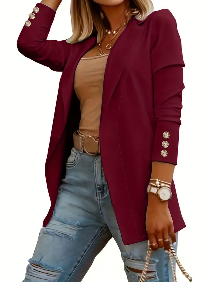 Teresa – Chic Open Front Jacket