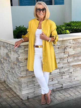 Betty – Classy Long Shirt Jacket