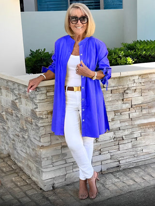 Betty – Classy Long Shirt Jacket