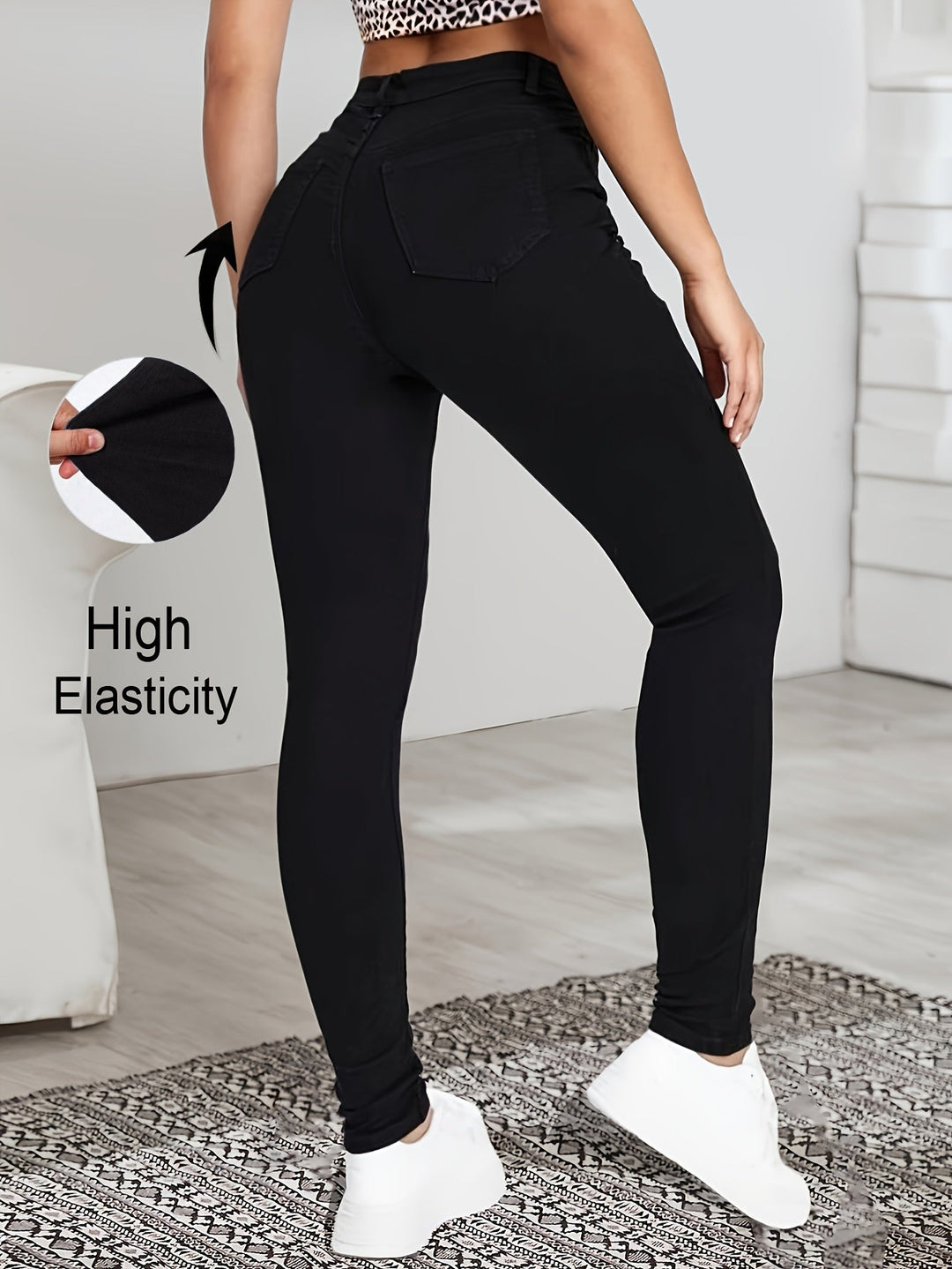 Jill – Sleek High-Waist Skinny Jeans