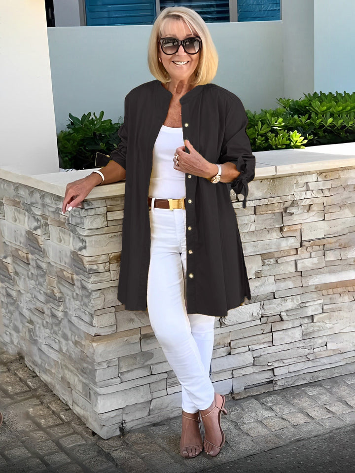 Betty – Classy Long Shirt Jacket