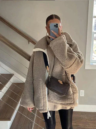 Isla – Luxe Teddy Jacket