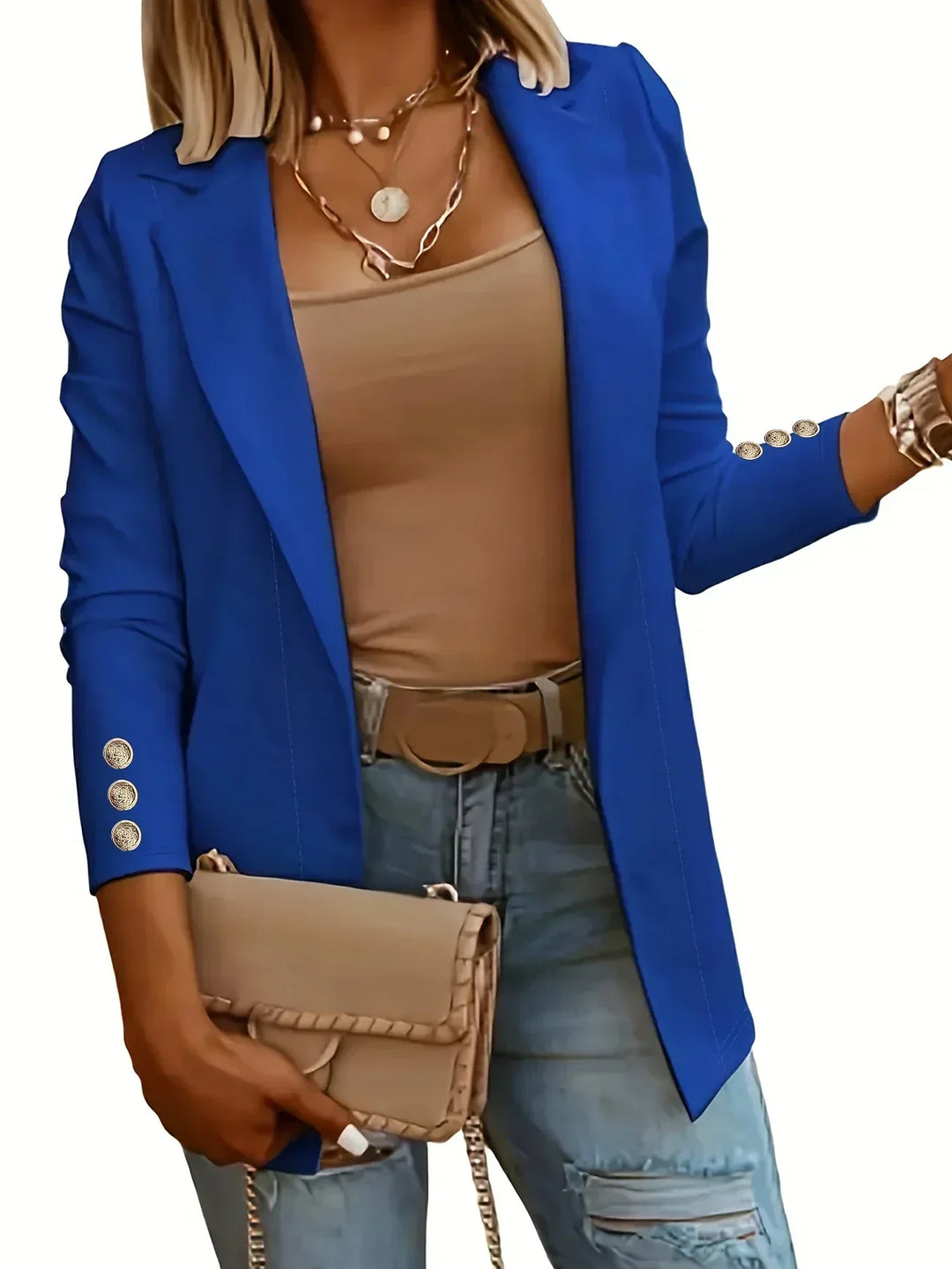 Teresa – Chic Open Front Jacket