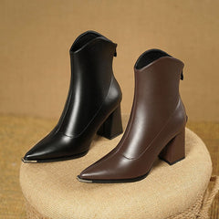 Teresa – Chrome Tip Chelsea Boots