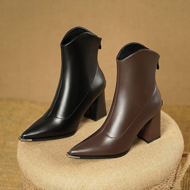 Teresa – Chrome Tip Chelsea Boots