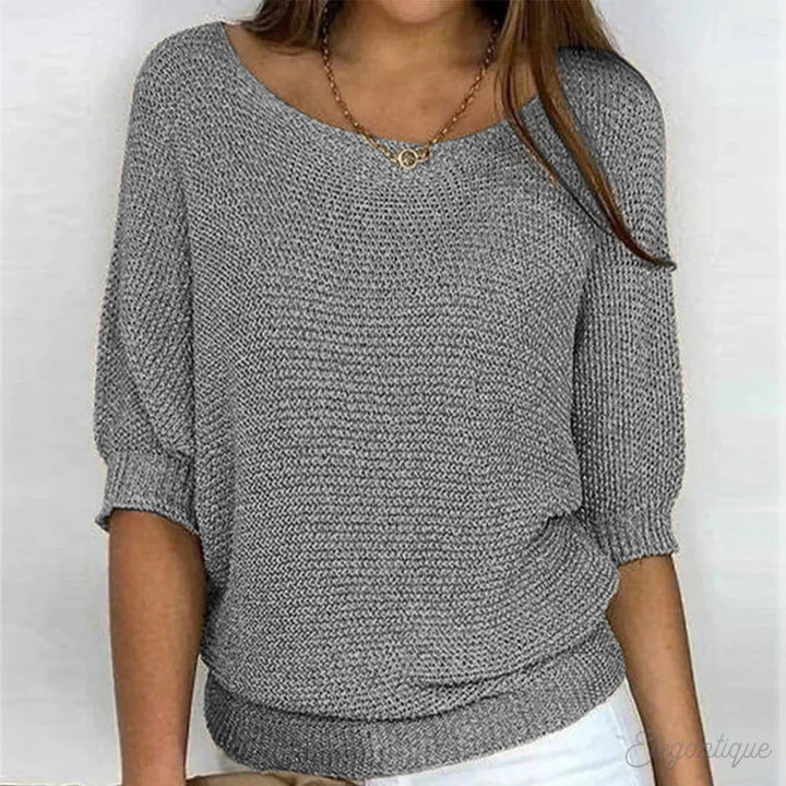 Gabrielle | Chic gedrehter Pullover