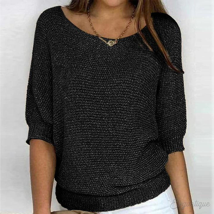 Gabrielle | Chic gedrehter Pullover