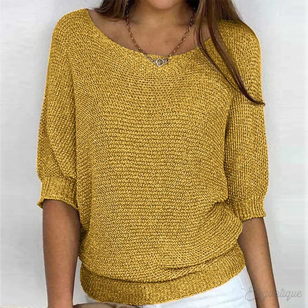 Gabrielle | Chic gedrehter Pullover