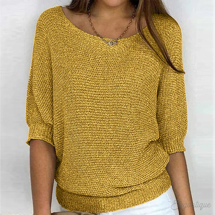 Gabrielle | Chic gedrehter Pullover