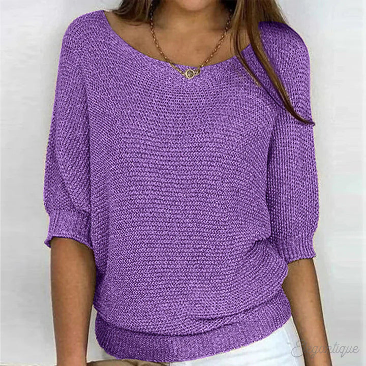 Gabrielle | Chic gedrehter Pullover