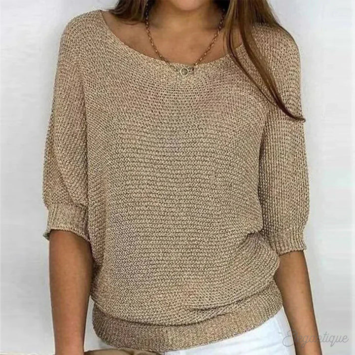 Gabrielle | Chic gedrehter Pullover